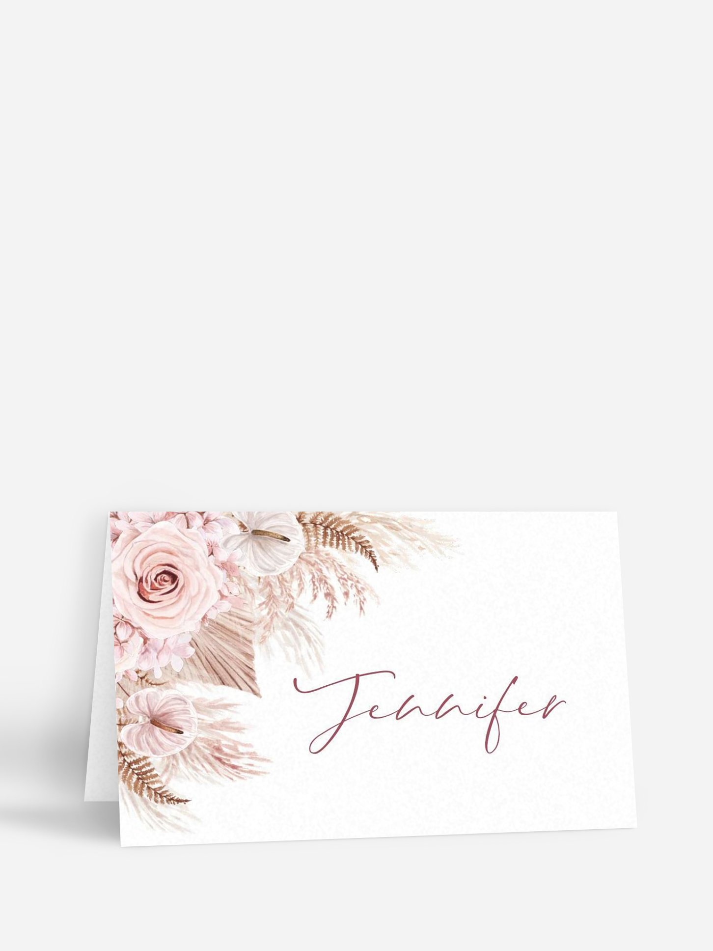 Marque-place mariage Blush bloom