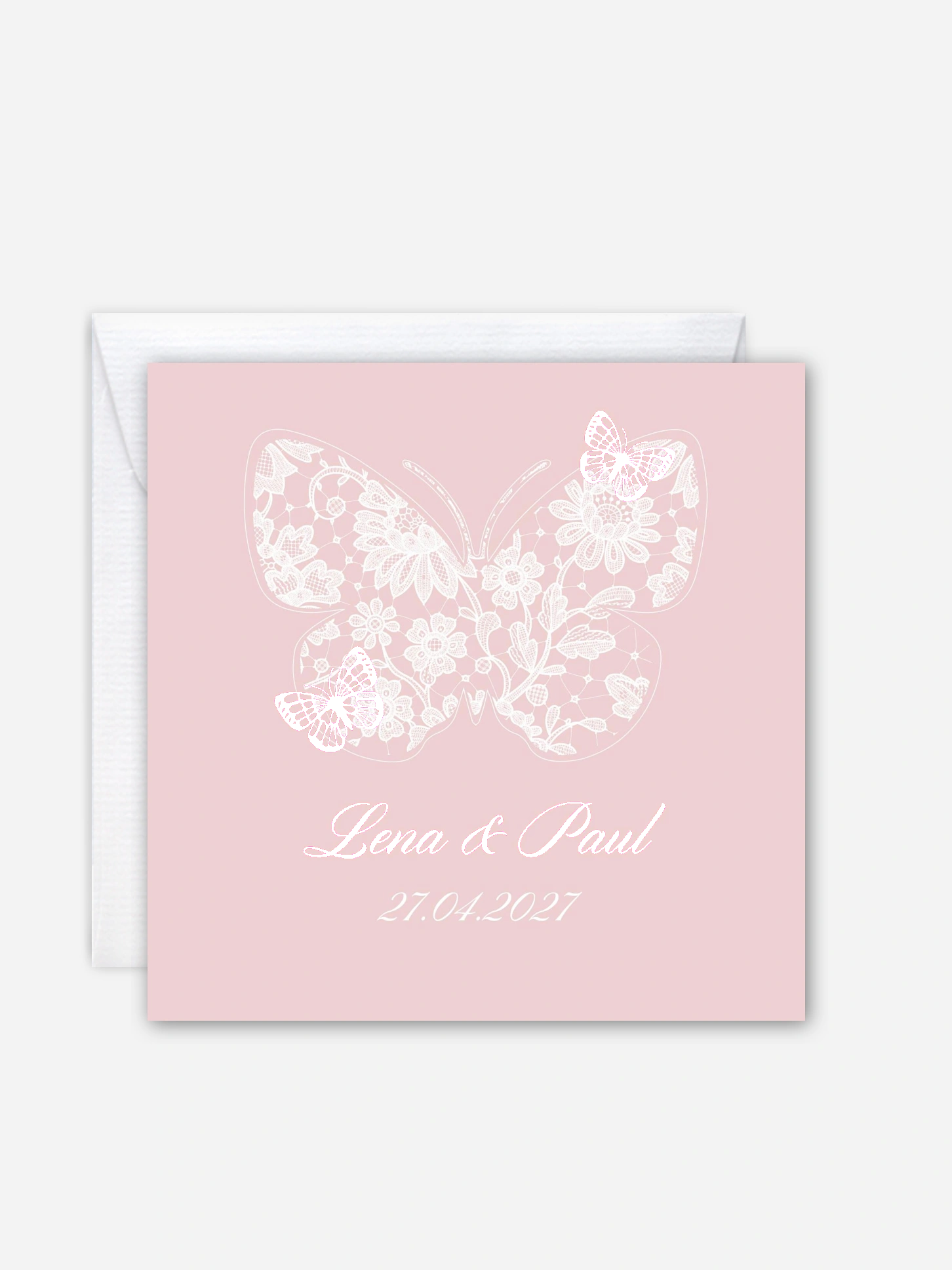 Faire-part de mariage Butterfly love