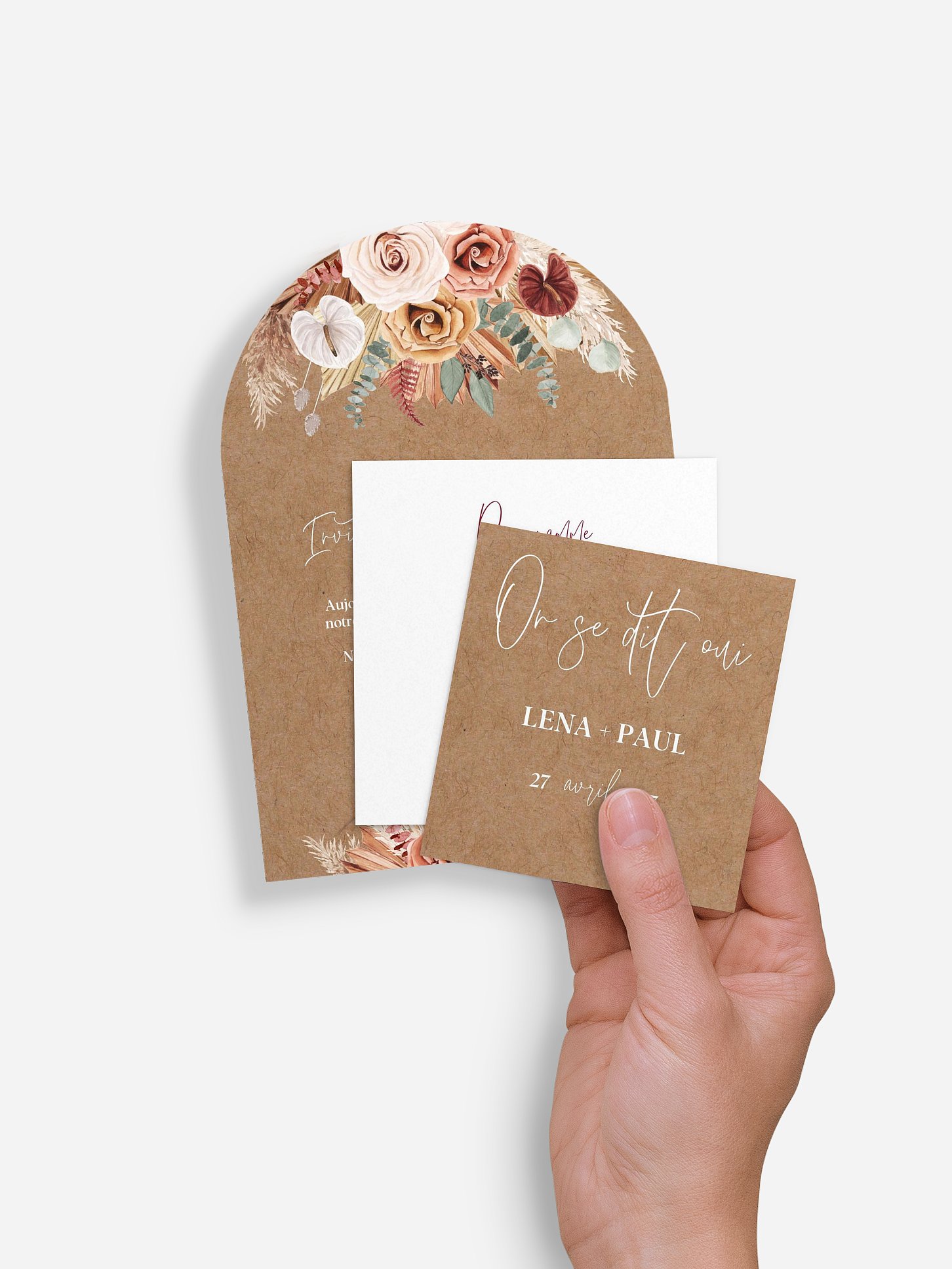 Faire-part de mariage Bohemian Florals