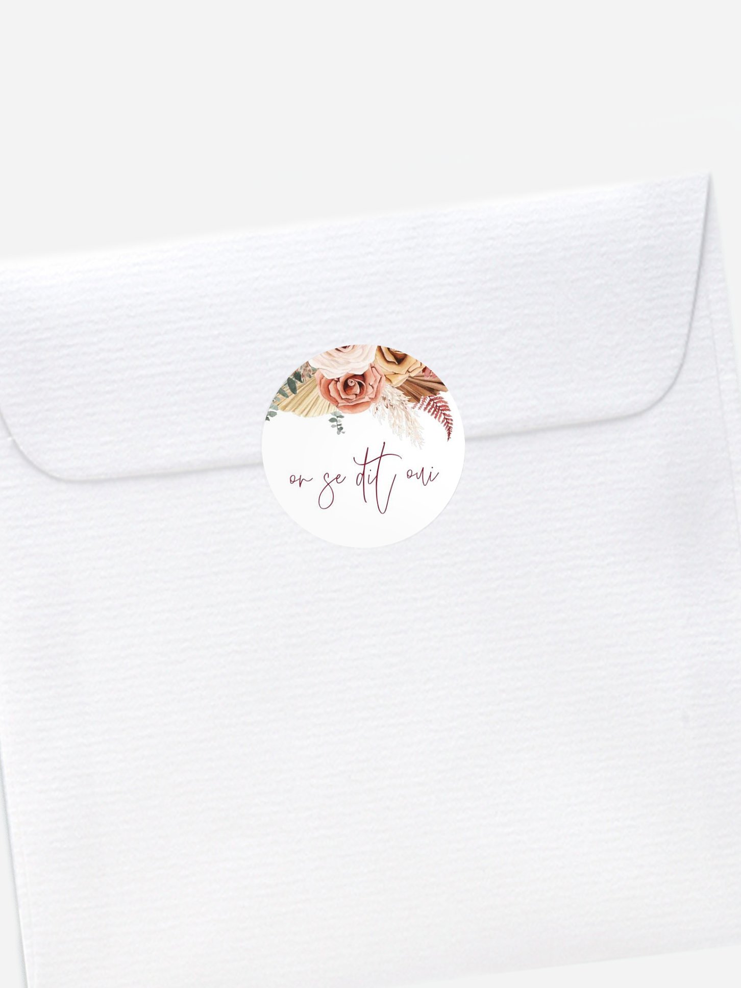 Stickers mariage Bohemian Florals