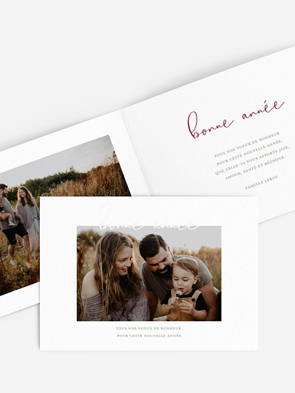 Carte de voeux Jolis souhaits