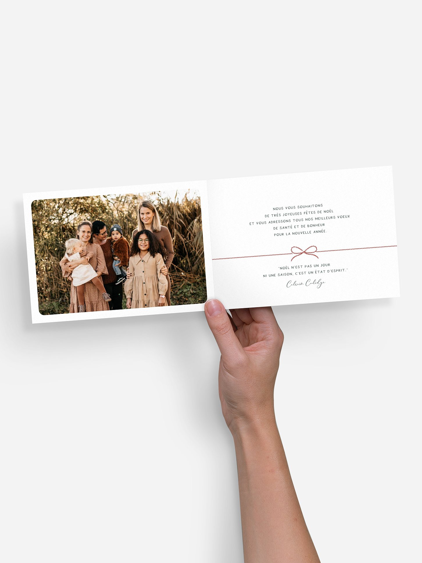 Carte de Noël Boules de photos
