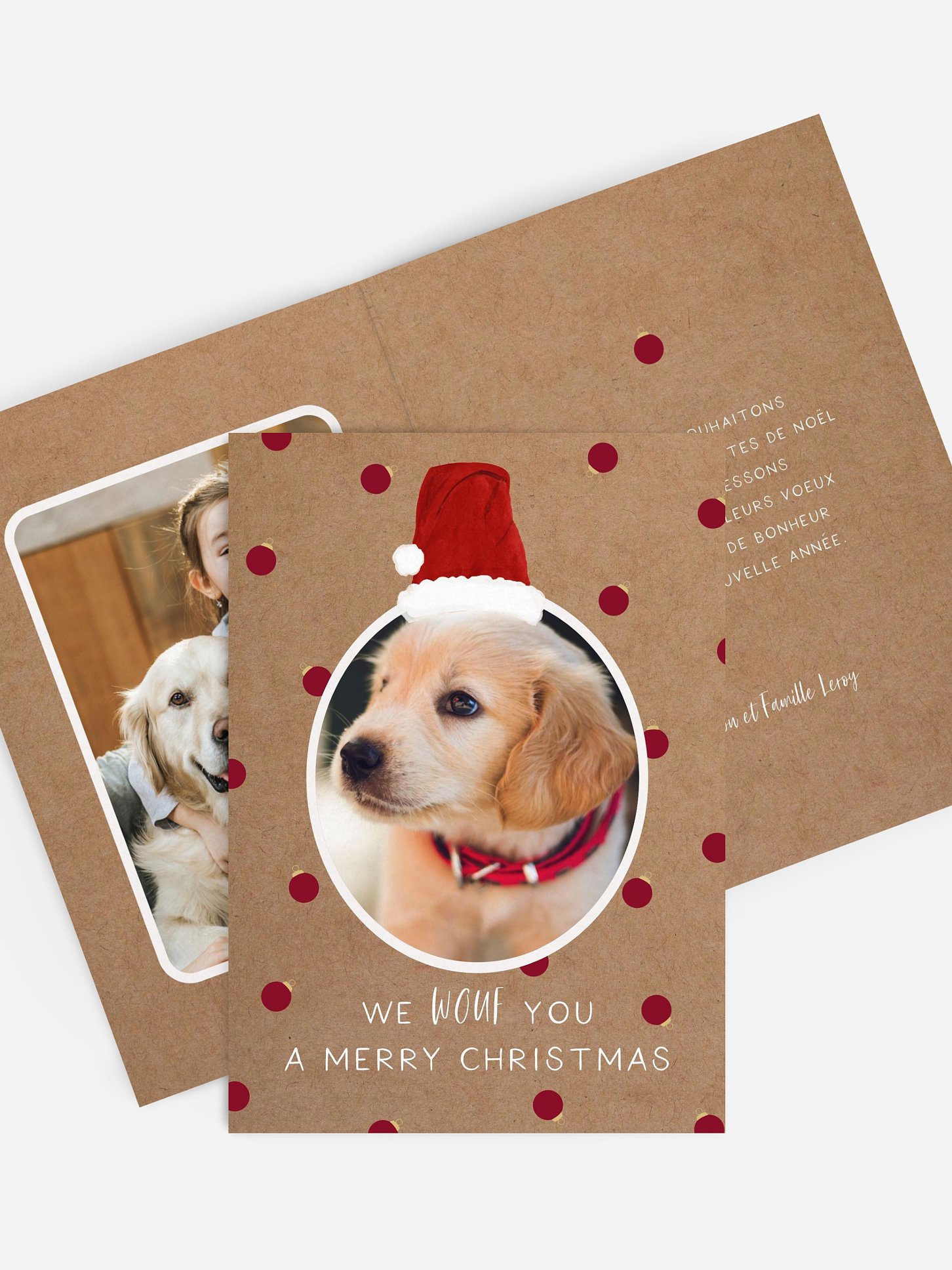 Carte de Noël Bonnet de Noël
