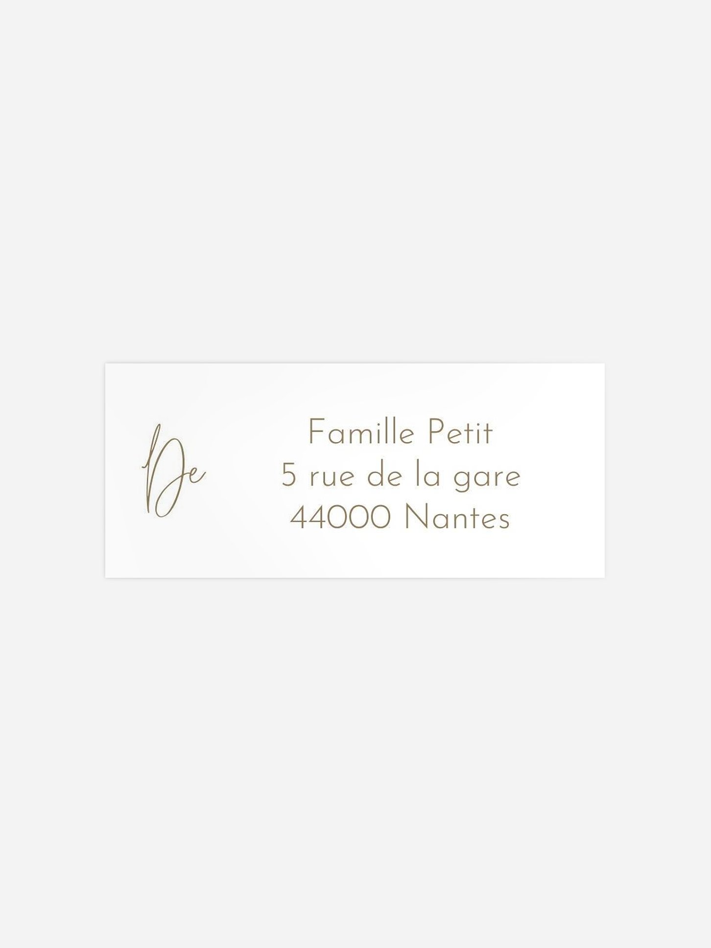 Étiquette expéditeur naissance Symbols Of Love