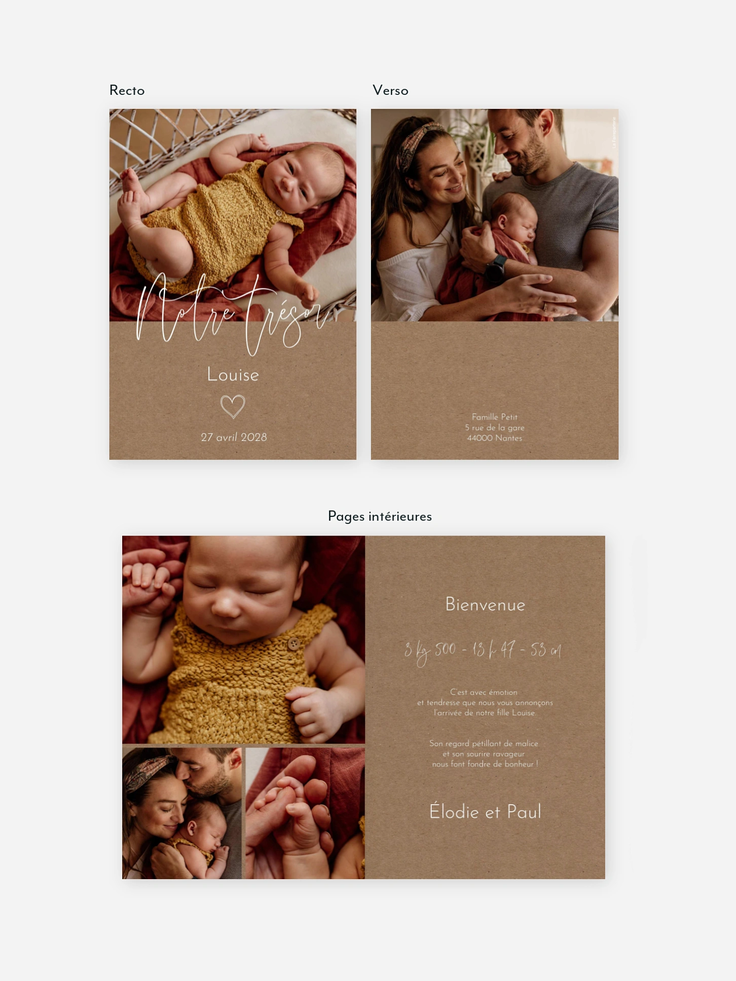 Faire-part naissance Symbols Of Love