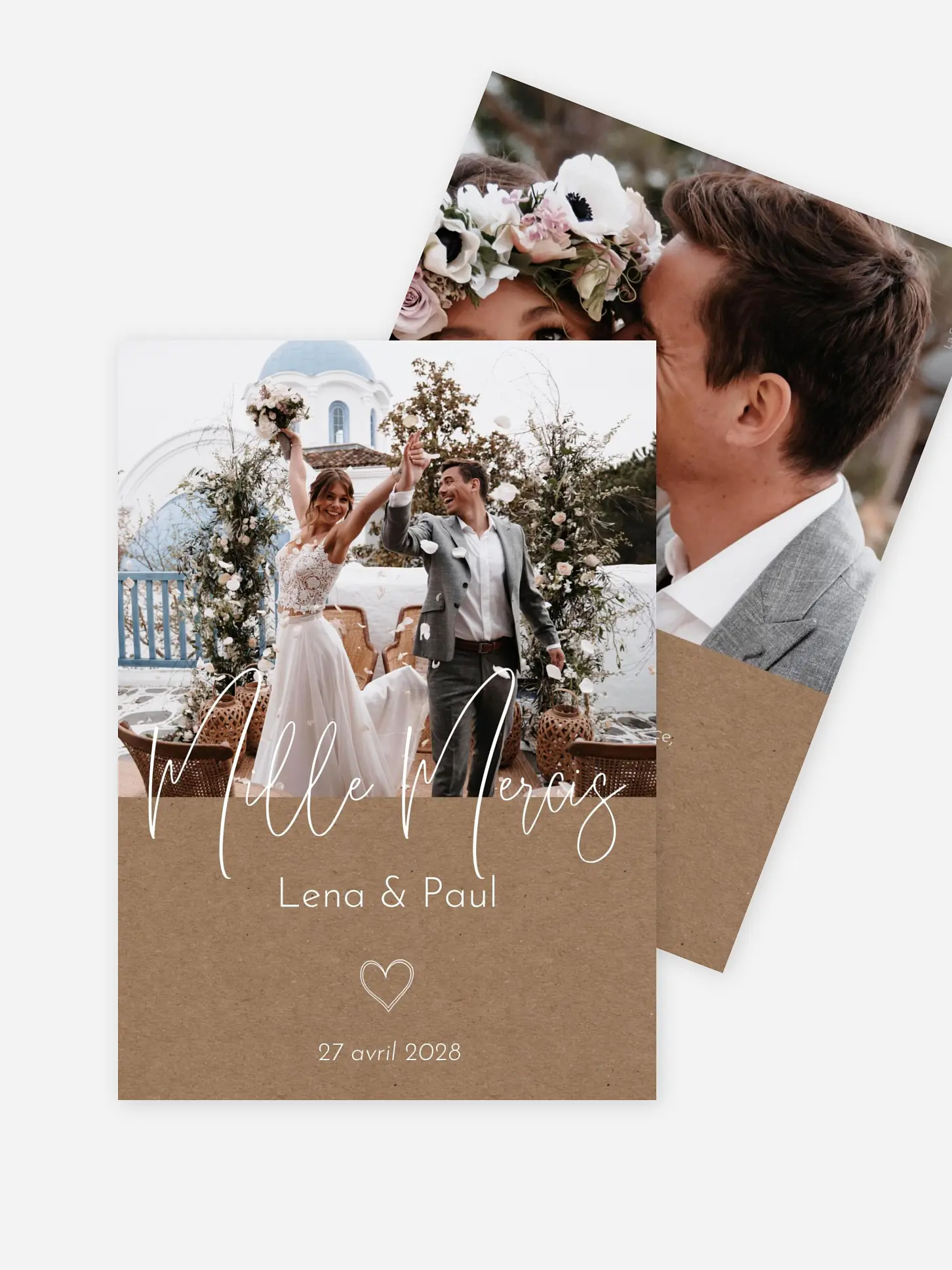 Carte de remerciements Symbols Of Love