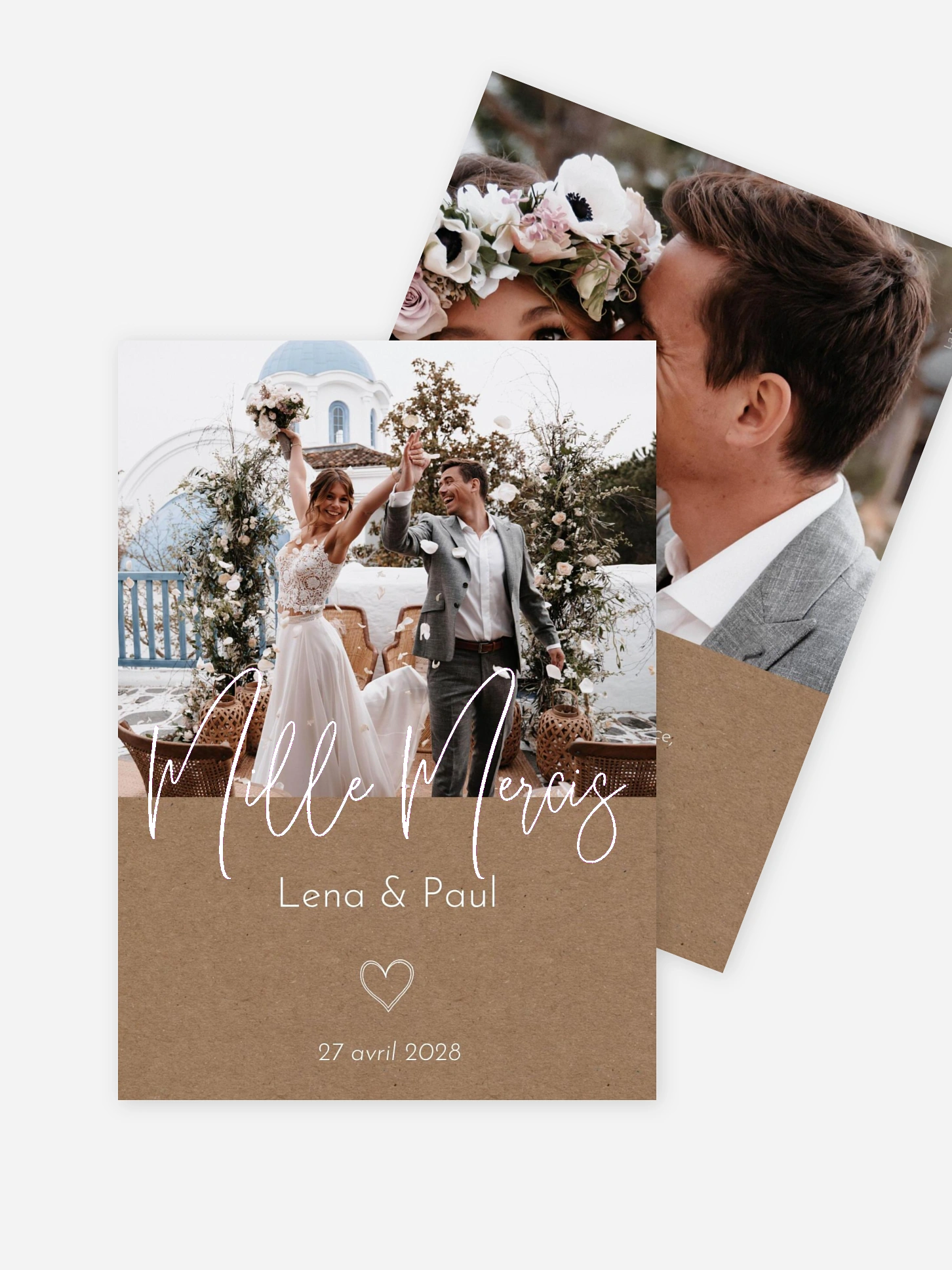 Carte de remerciements Symbols Of Love