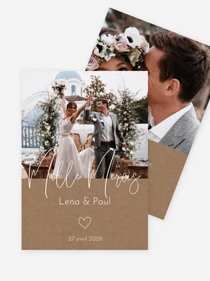 Carte de remerciements Symbols Of Love