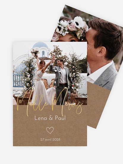 Carte de remerciements Symbols Of Love