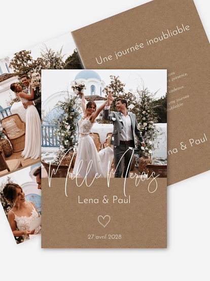 Carte de remerciements Symbols Of Love