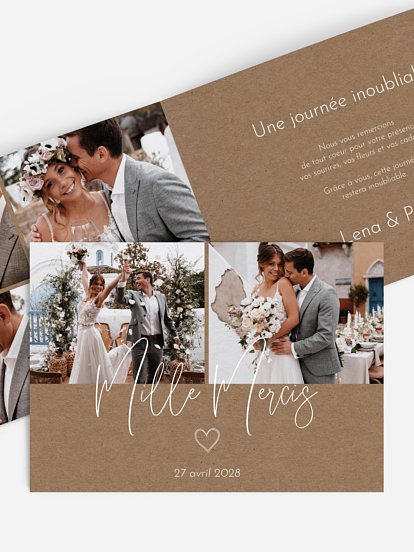 Carte de remerciements Symbols Of Love