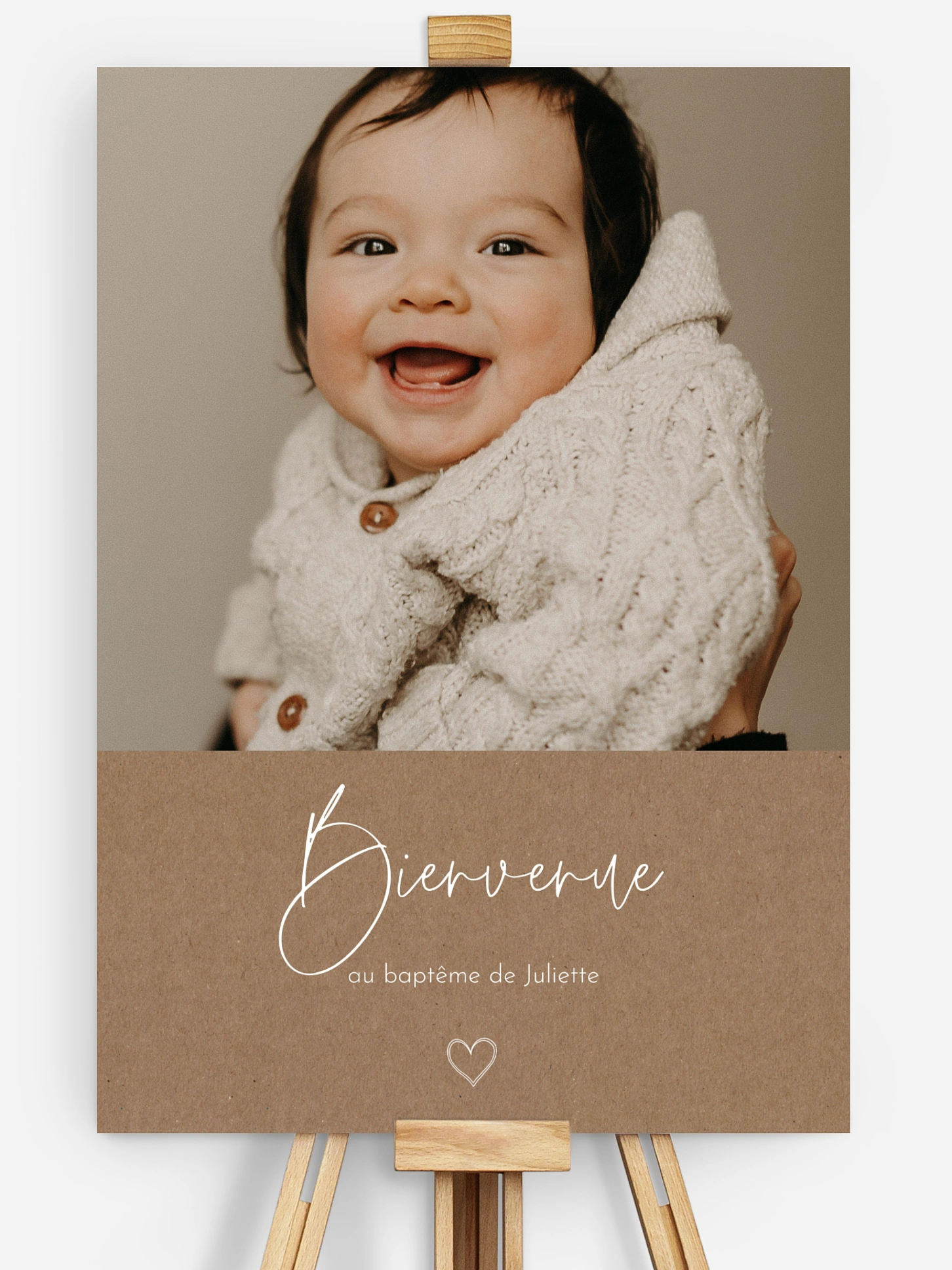Poster bienvenue baptême Symbols Of Love