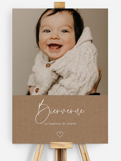 Poster bienvenue baptême Symbols Of Love