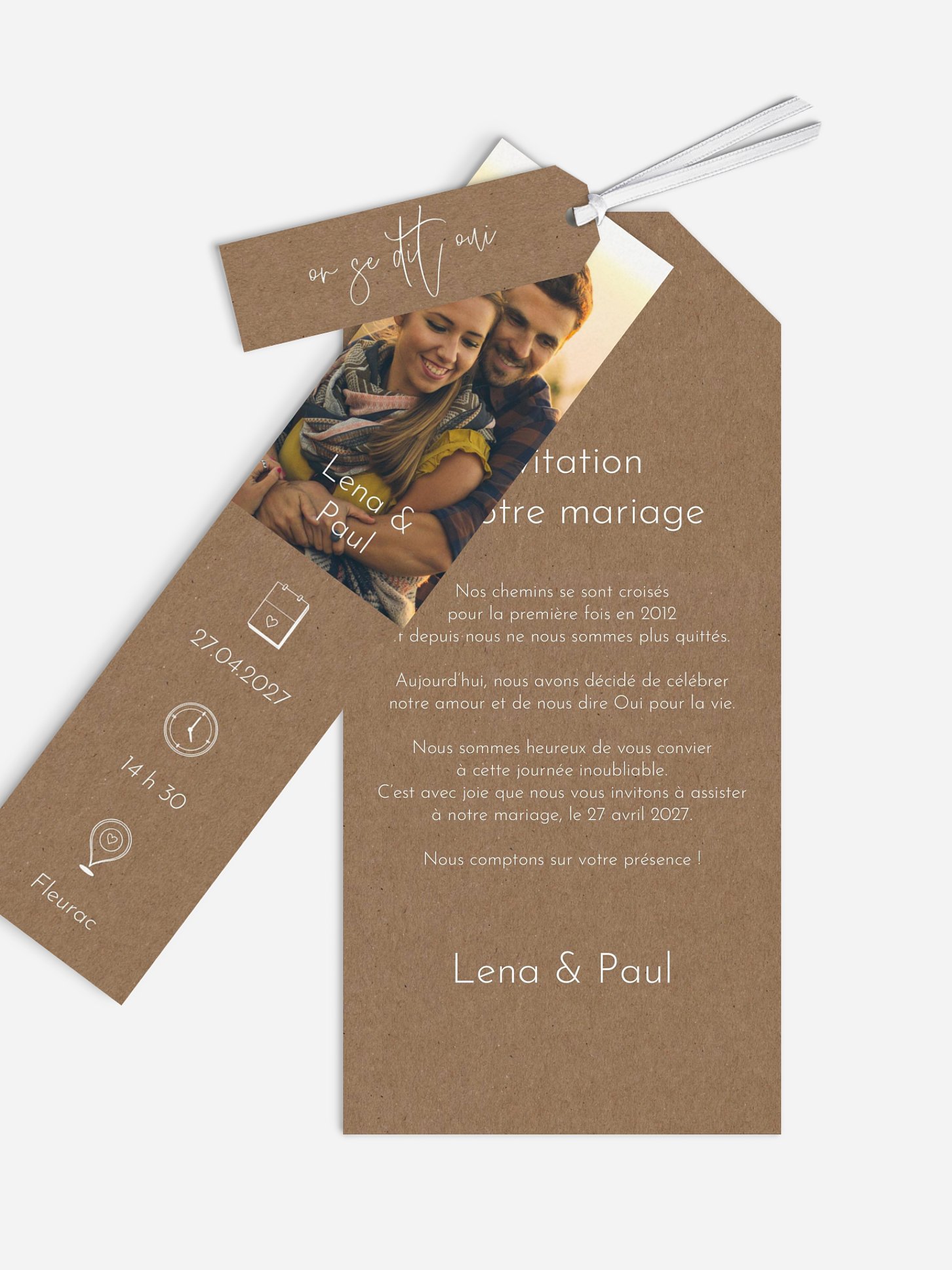 Faire-part de mariage Symbols Of Love