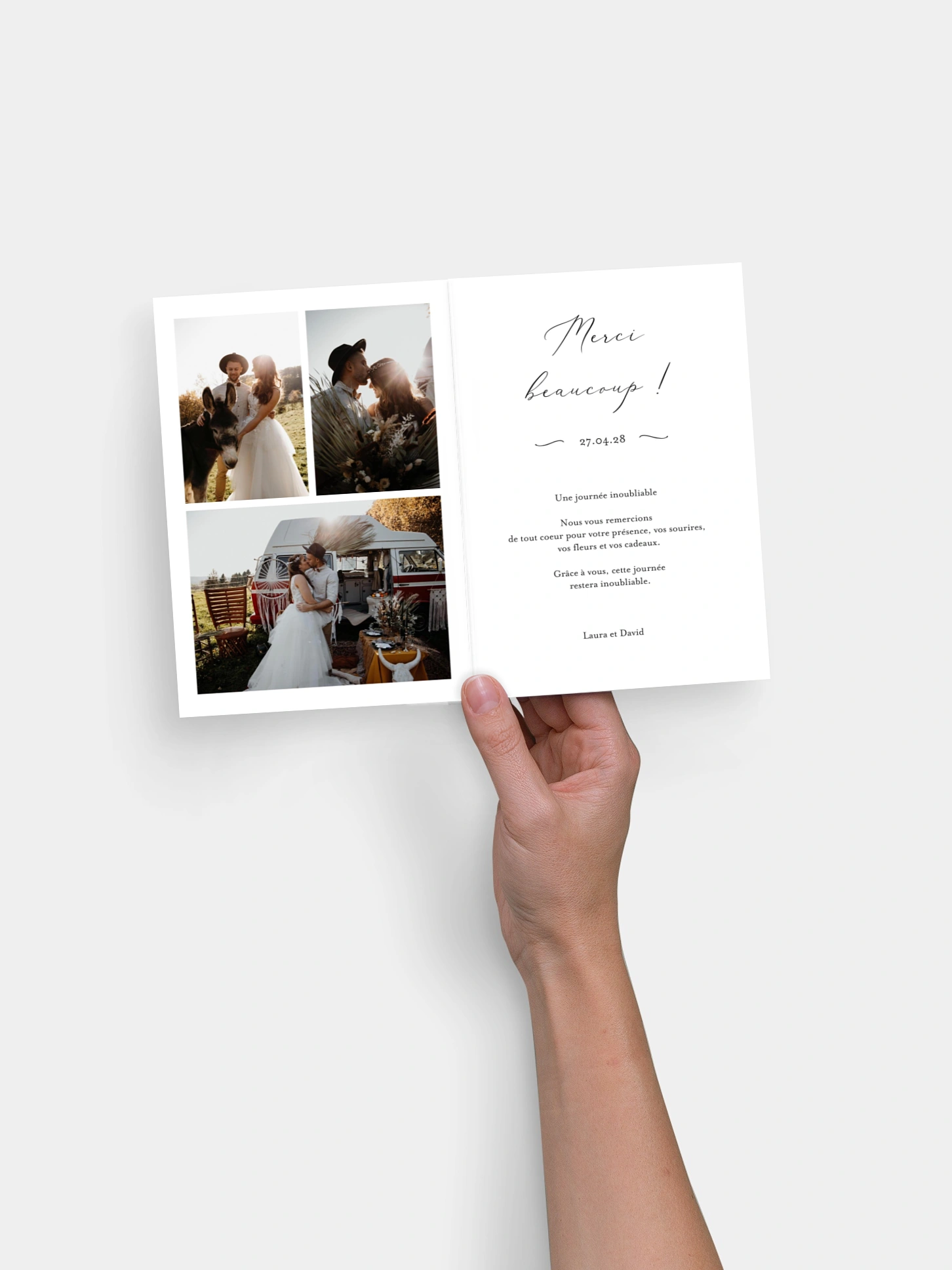 Carte de remerciements Forever Us