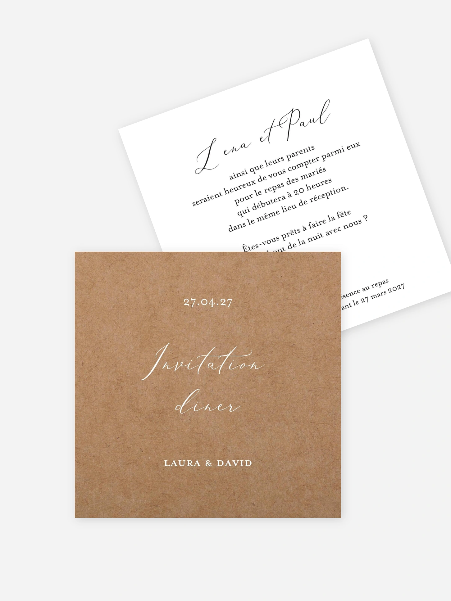 Carton d'invitation Forever Us