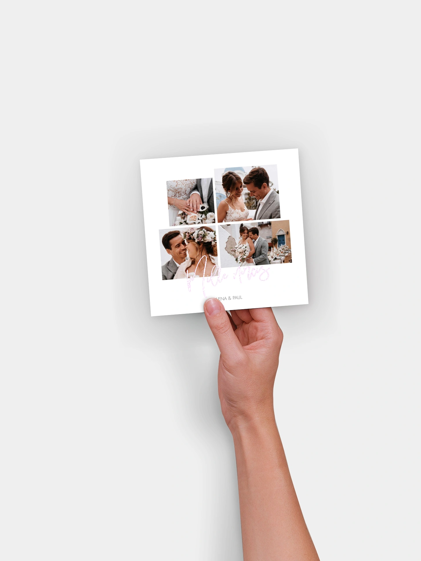 Carte de remerciements Thank you
