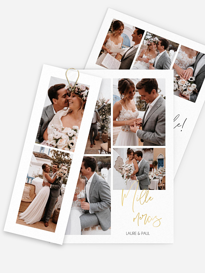 Carte de remerciements Thank you