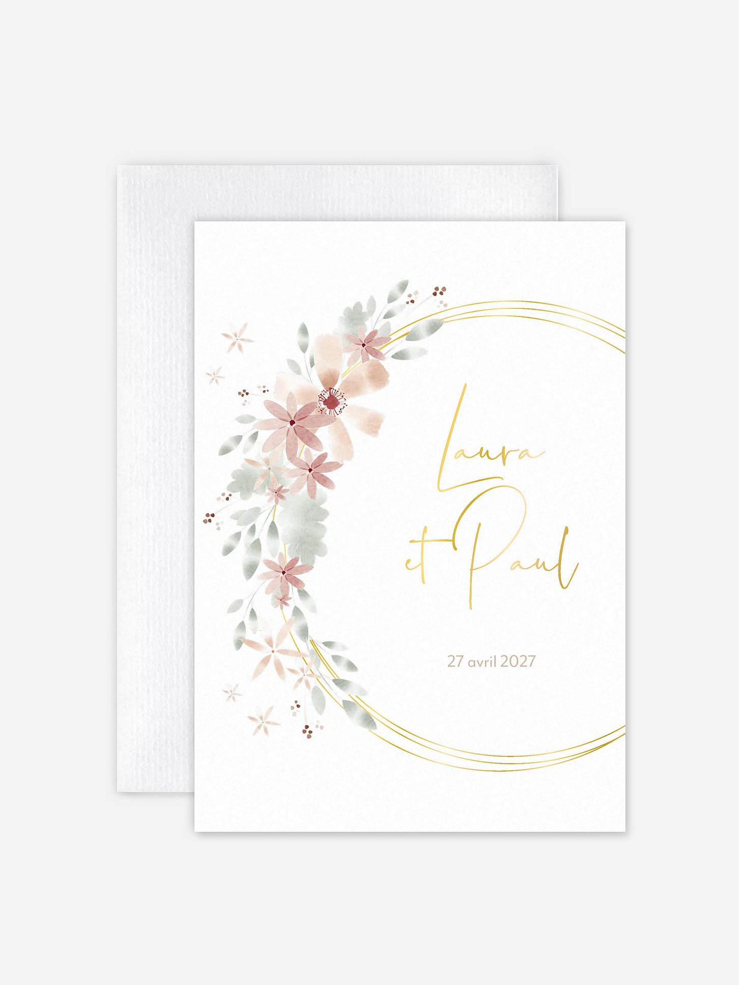 Faire-part de mariage Poème romantique