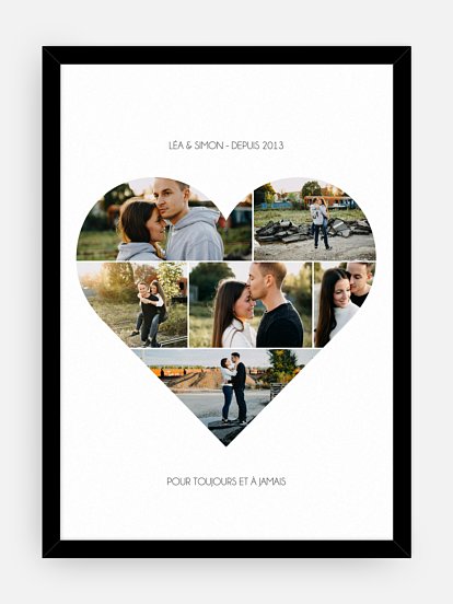 Affiche Coeur en photos