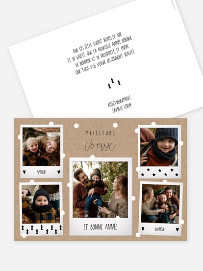 Carte de voeux Souvenirs précieux