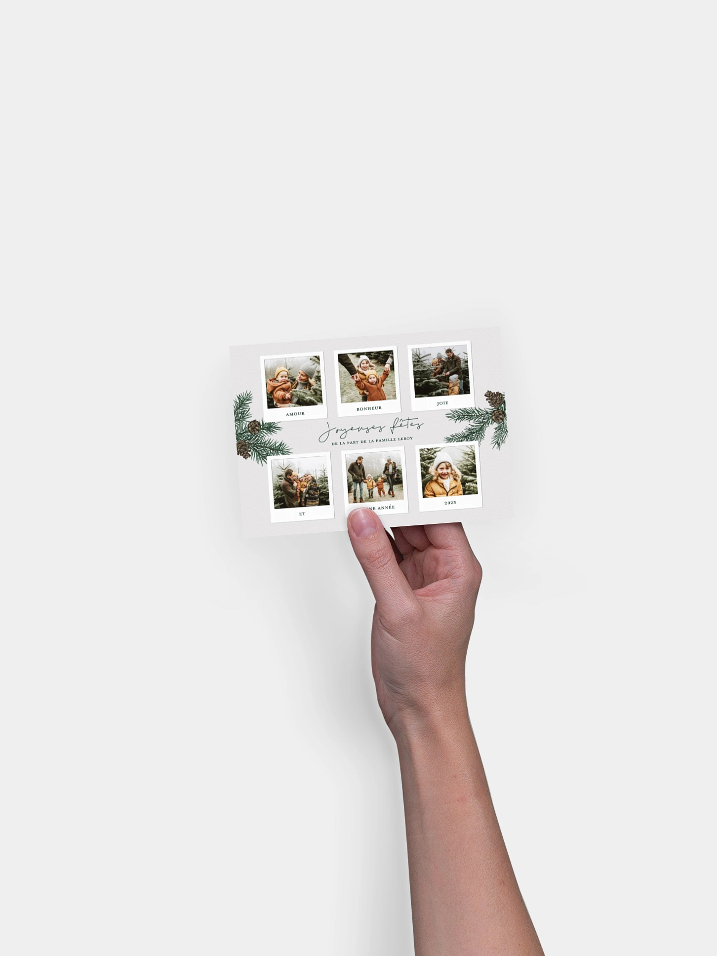 Carte de Noël Photos de Noël