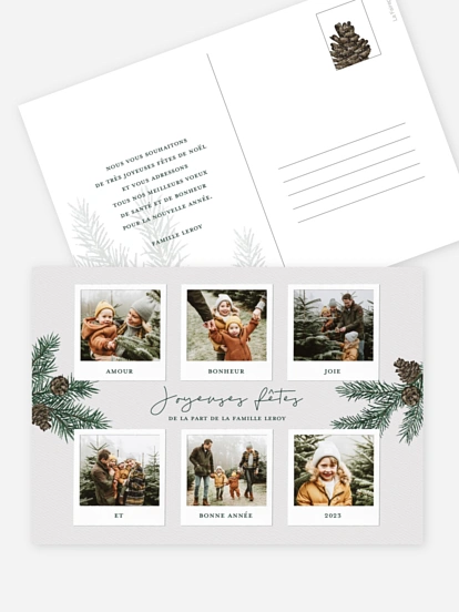 Carte de Noël Photos de Noël