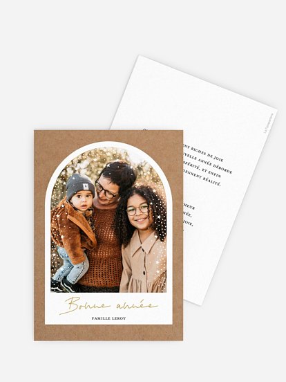 Carte de voeux Joie des fêtes