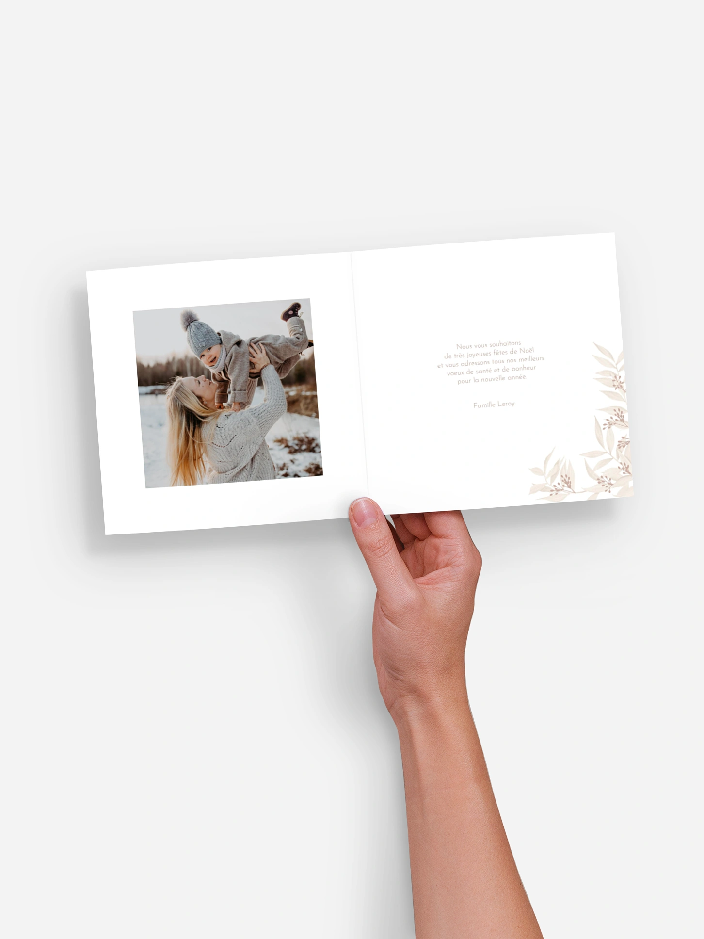 Carte de Noël White Christmas