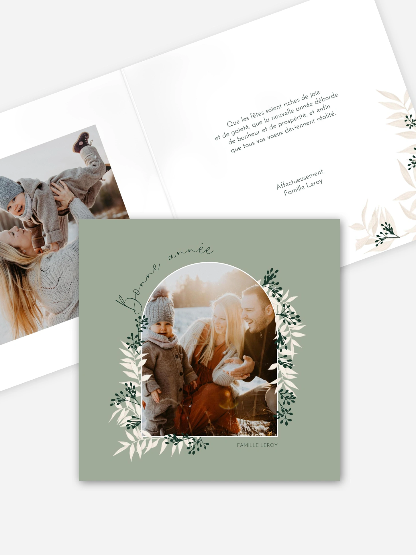 Carte de voeux White Christmas