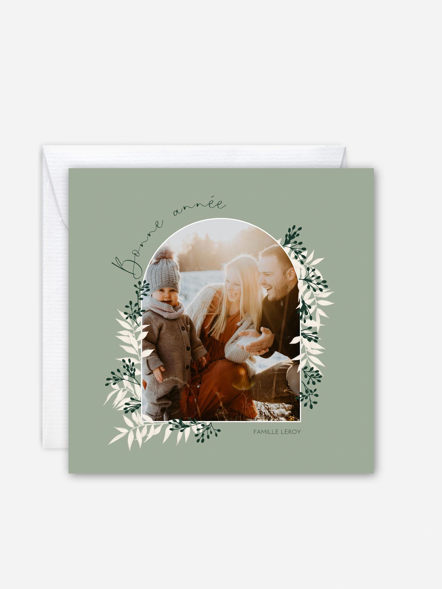 Carte de voeux White Christmas