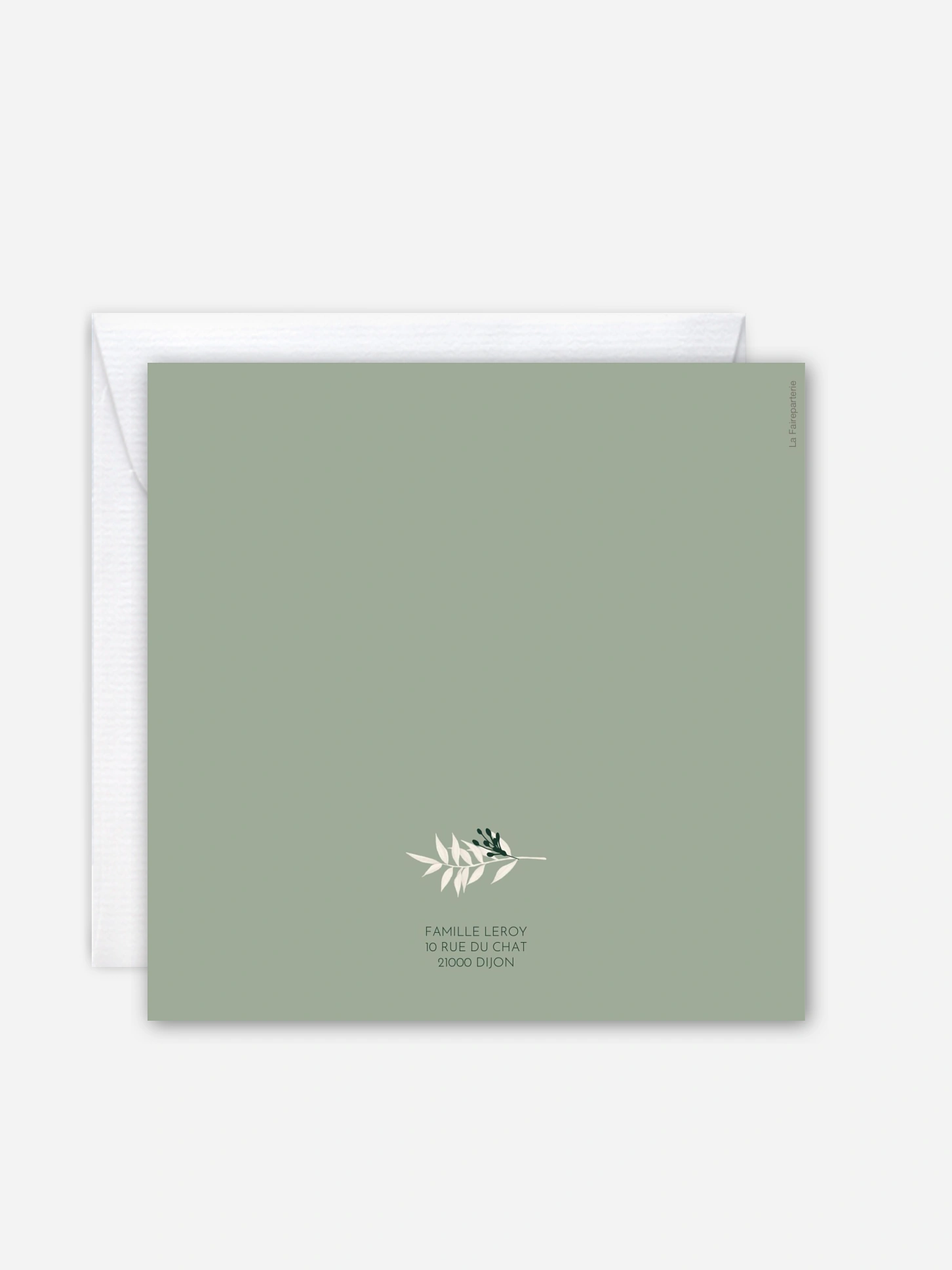 Carte de voeux White Christmas