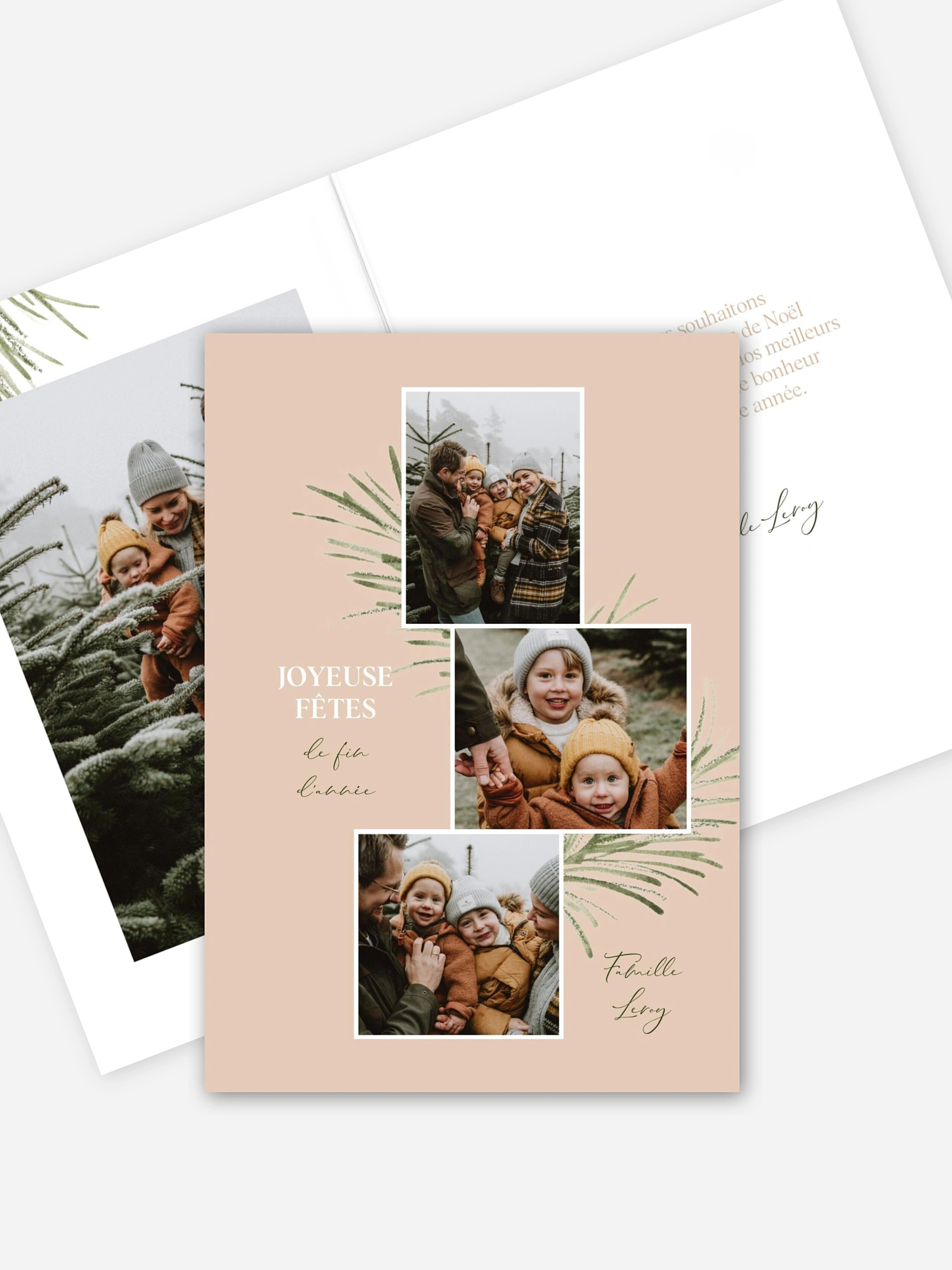 Carte de Noël Montage photo