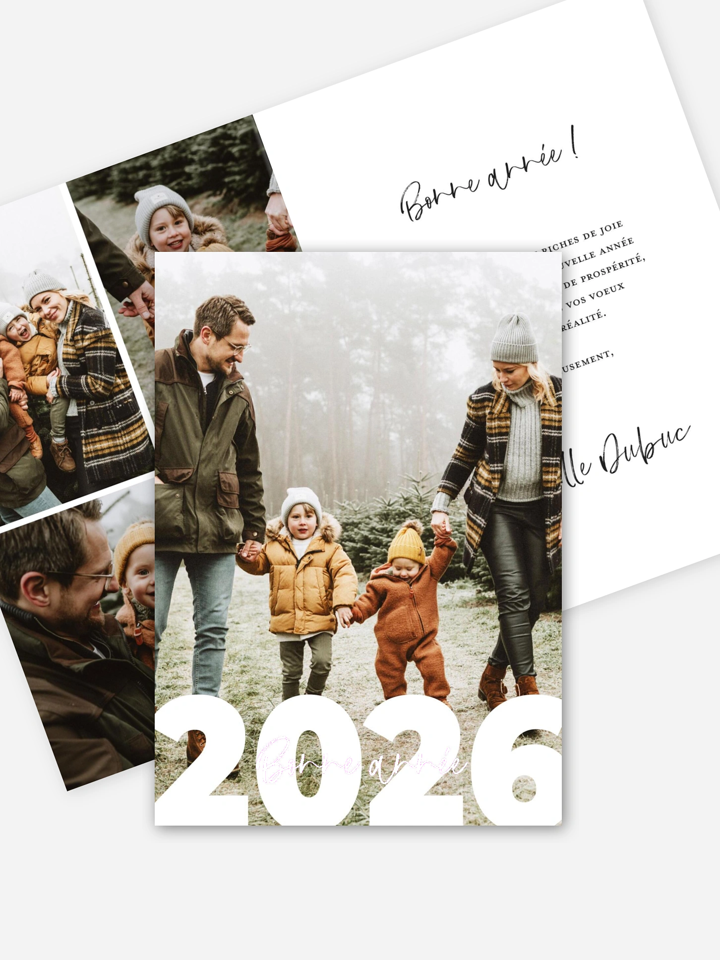 Carte de voeux Happy new Year en chiffres
