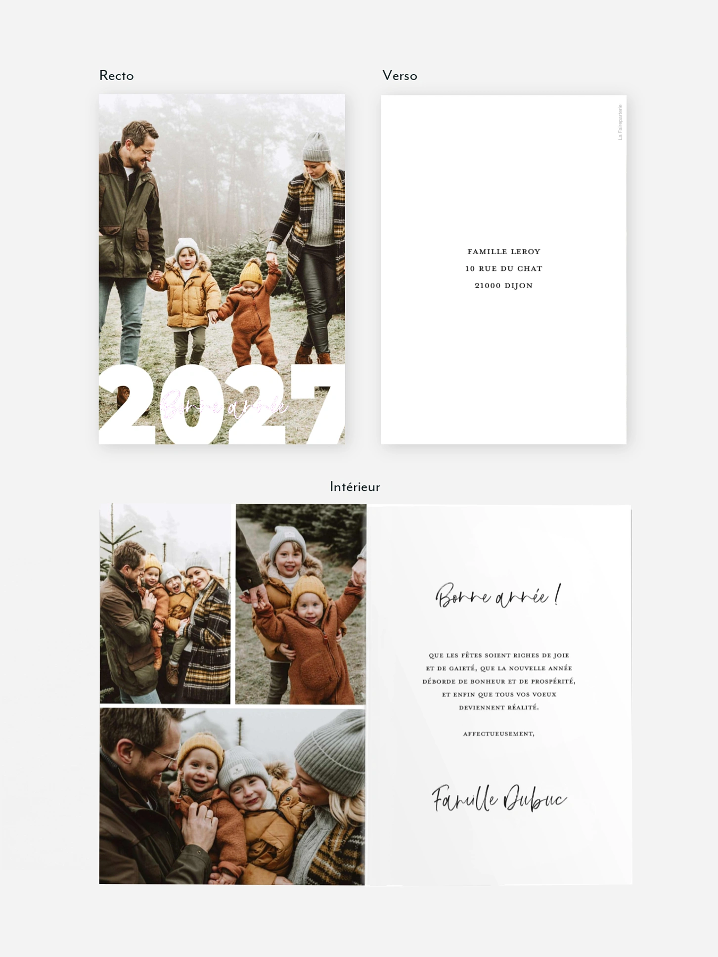 Carte de voeux Happy new Year en chiffres