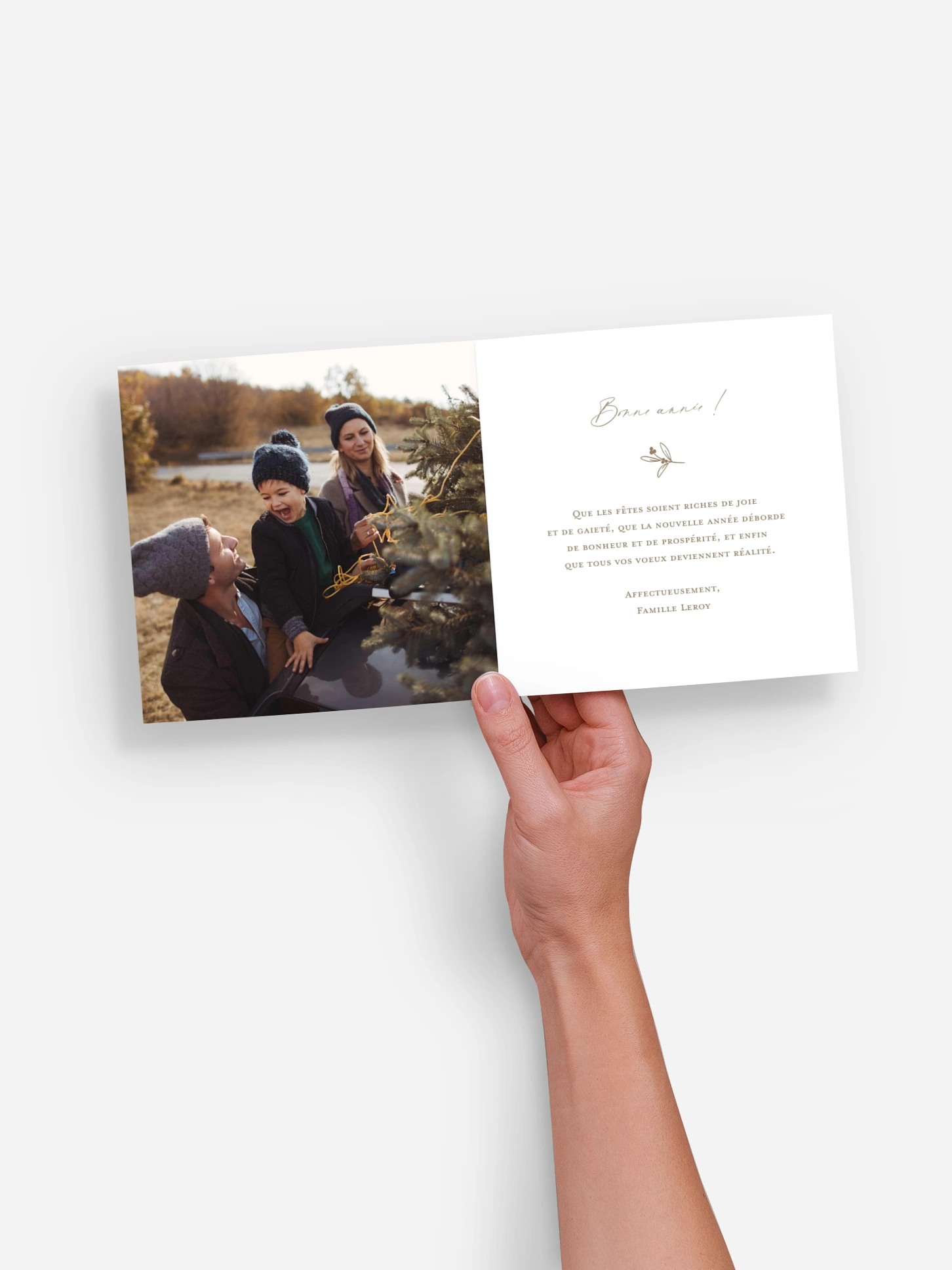 Carte de voeux Joli photo collage