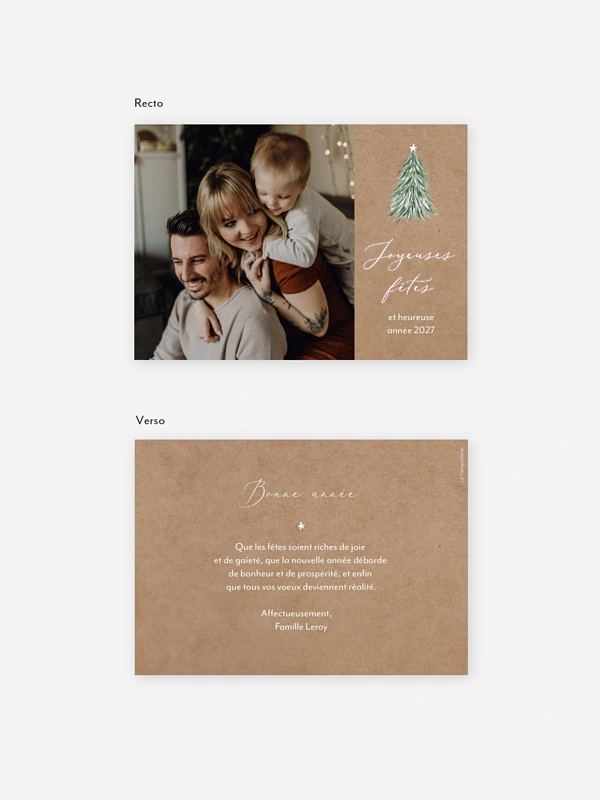 Carte de voeux Forest feelings