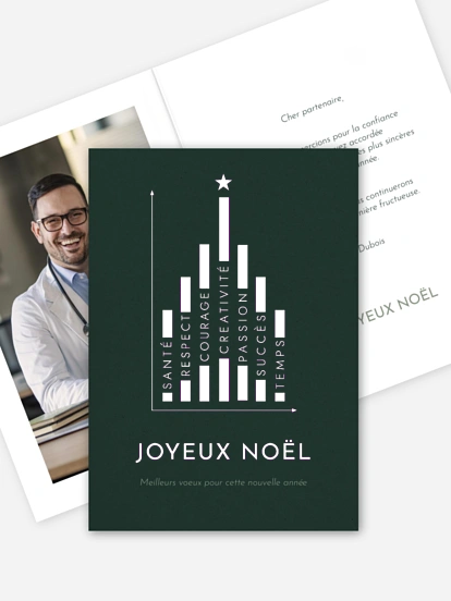 Carte de voeux entreprise Wish Tree