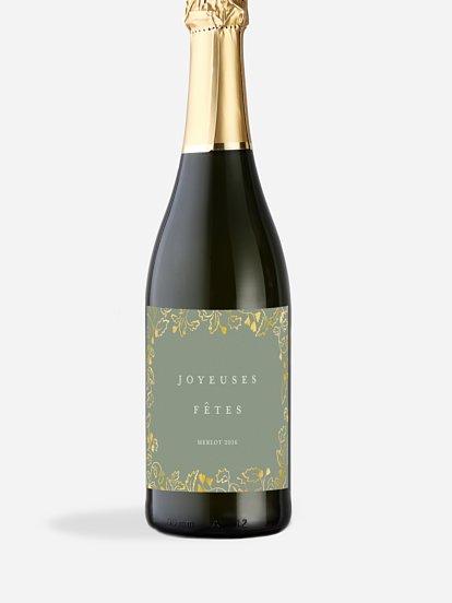 Étiquette pour bouteille Gracieux