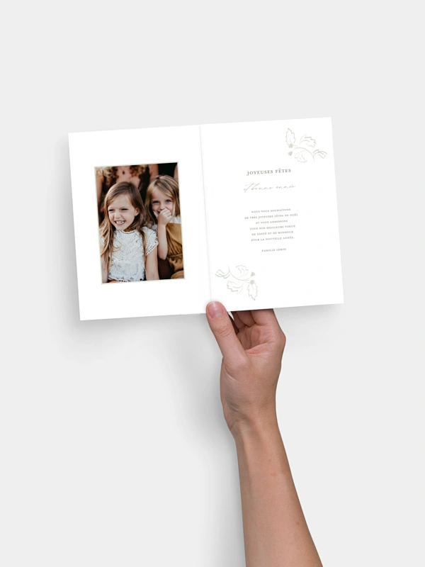 Carte de Noël Gracieux