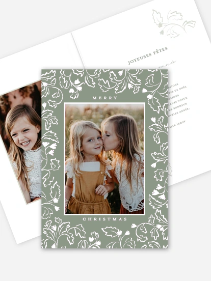 Carte de Noël Gracieux