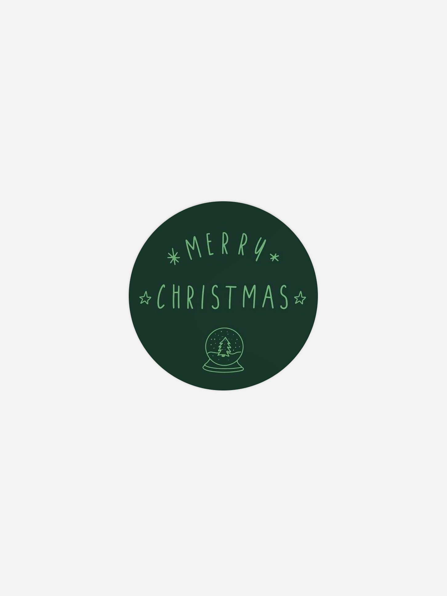 Étiquette cadeau Noël X-Mas Doodle