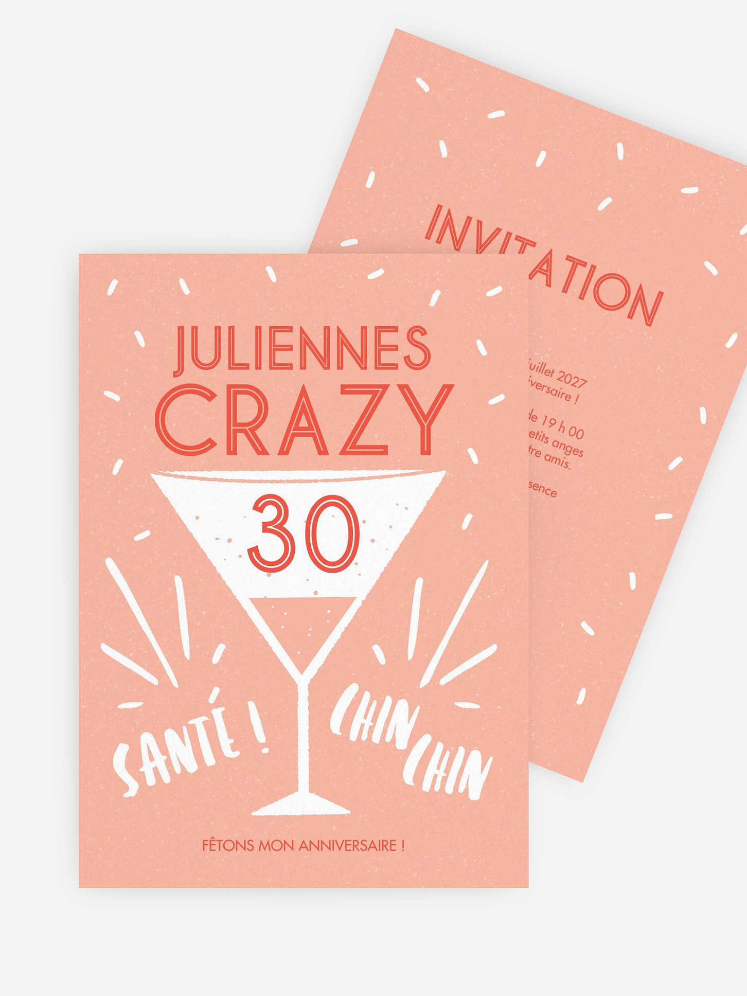 invitation anniversaire 30 Life Is A Party