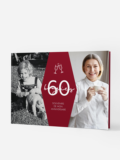 Livre d'or anniversaire Best Age 60