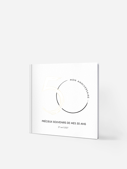 Livre d'or anniversaire Best Age 50