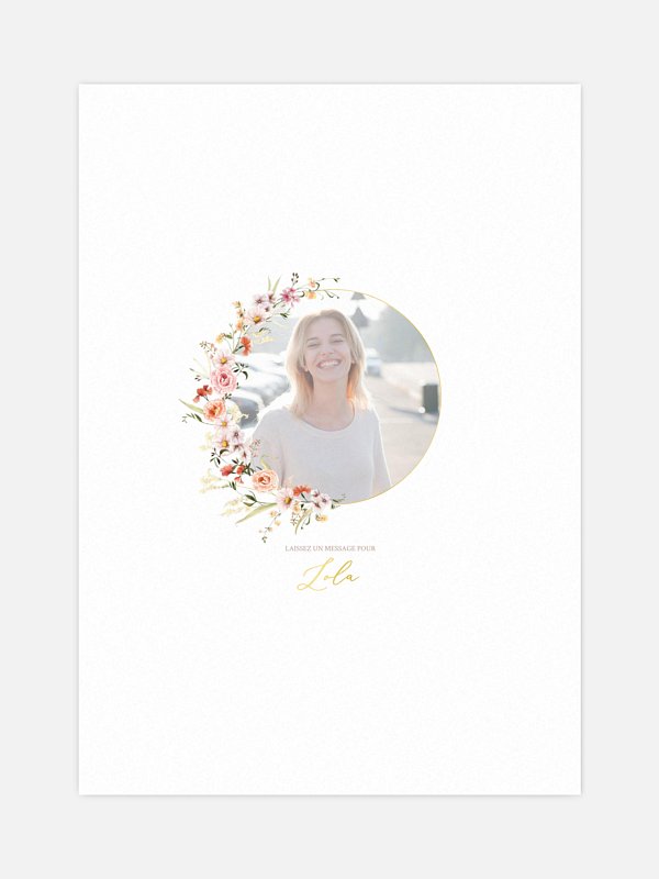 Arche de fleurs - signature