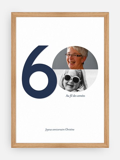 Affiche anniversaire Times Change 60