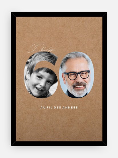 Affiche anniversaire 60
