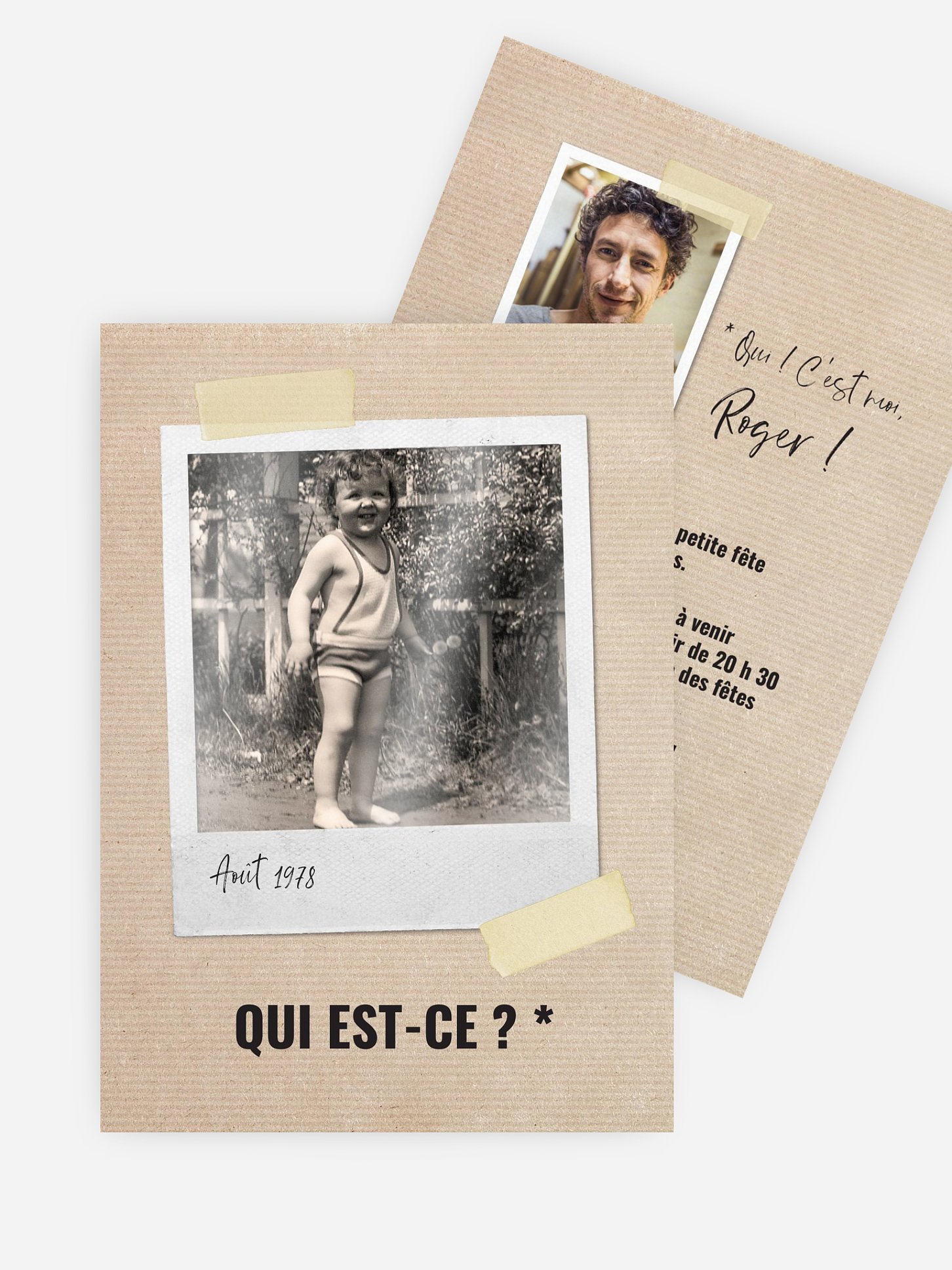 invitation anniversaire 50 Qui est-ce