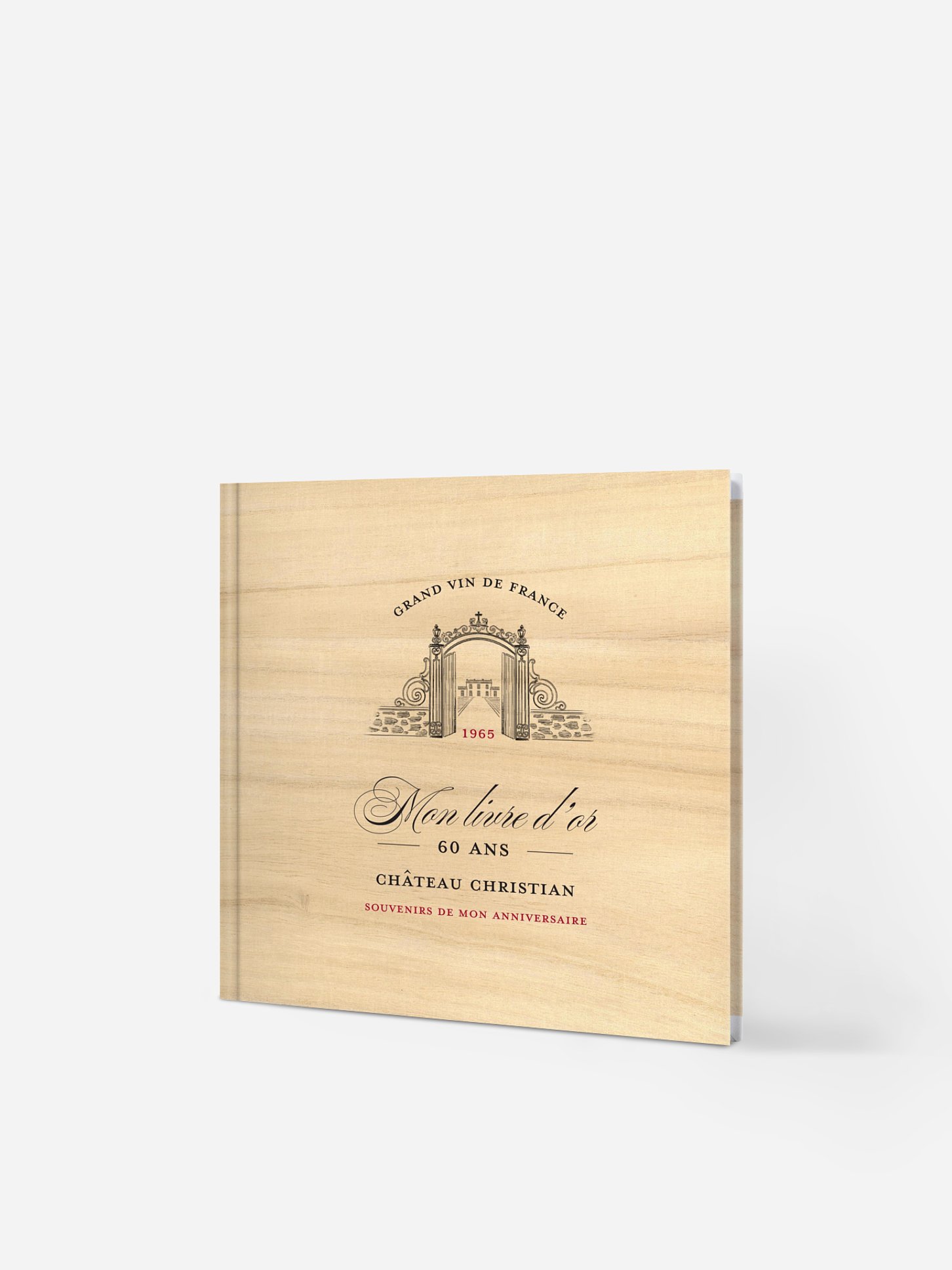 Livre d'or anniversaire Anniversaire grand cru